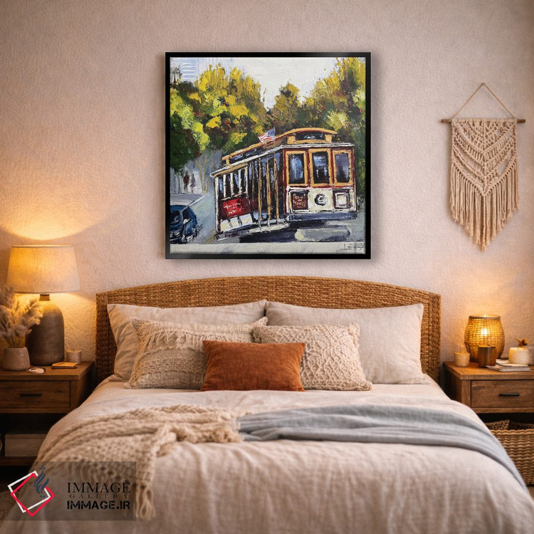 تابلو دکوراتیو یک عصر در سان فرانسیسکو اثر لیزا الی - D4B