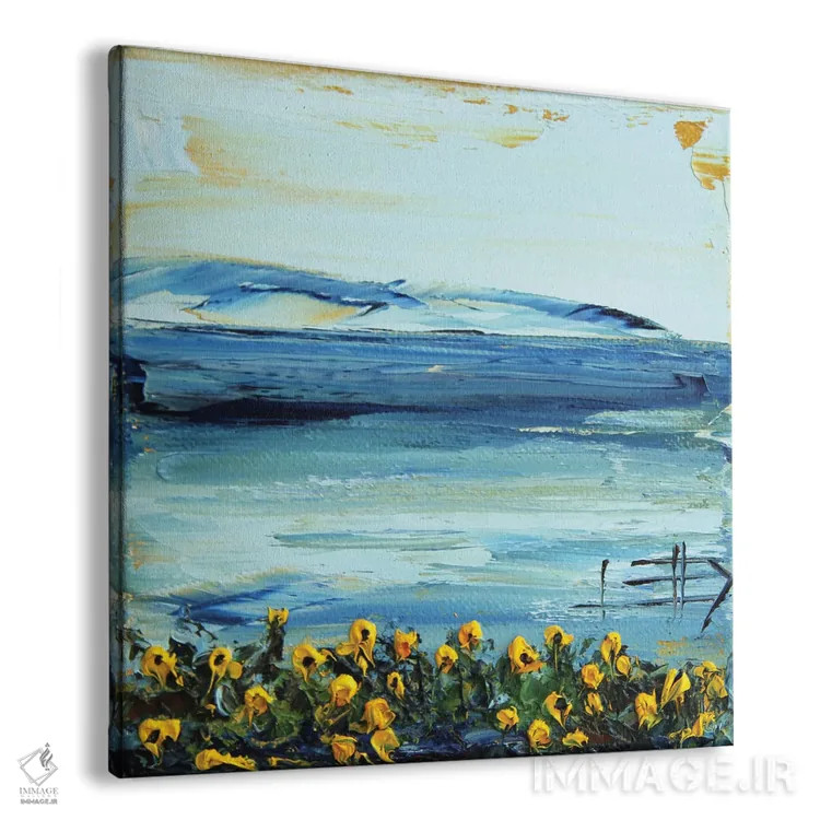 تابلو دکوراتیو آن سوی خلیج مونتری اثر لیزا الی - نمای پرسپکتیو محصول