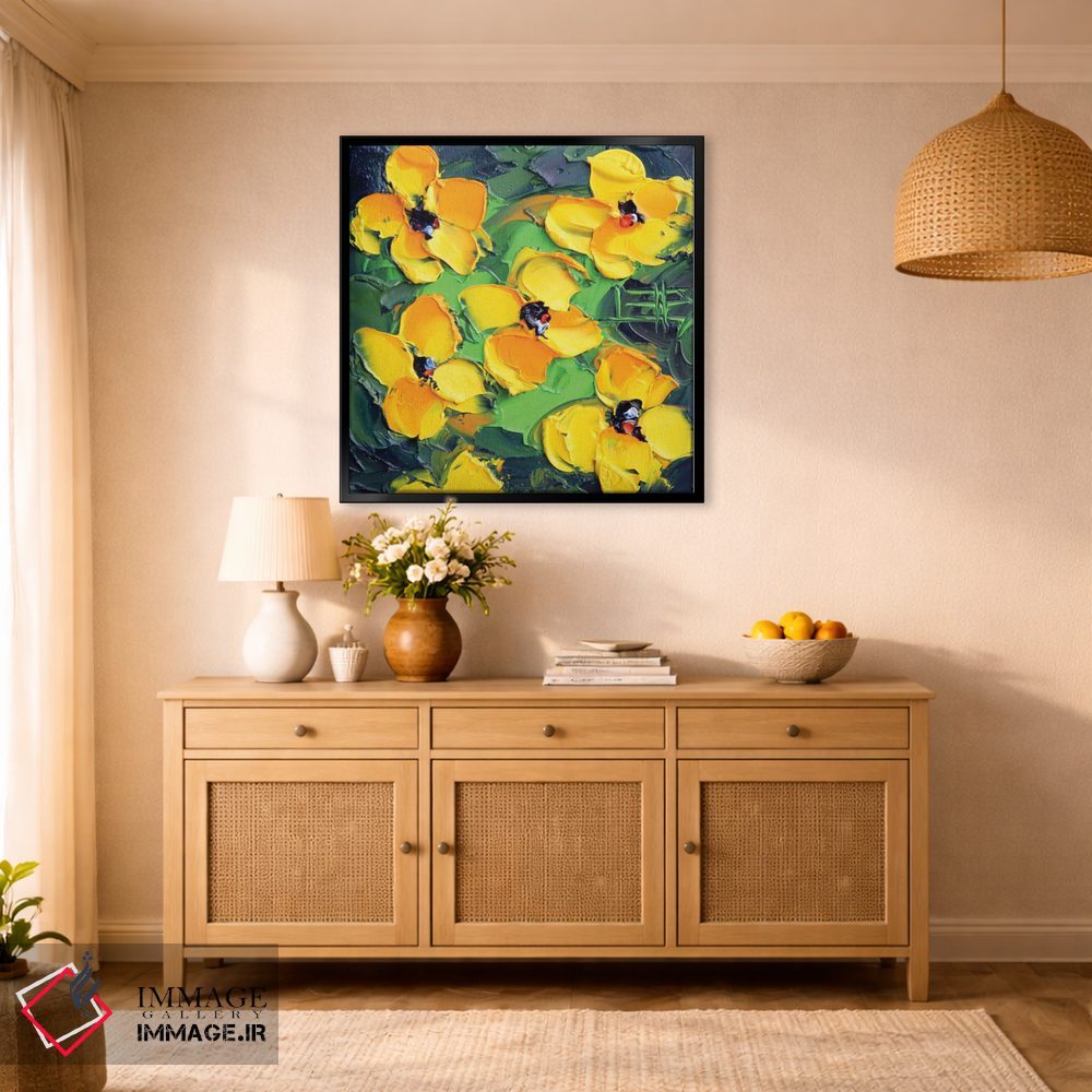 تابلو دکوراتیو شقایق های کالیفرنیا اثر لیزا الی - D1B