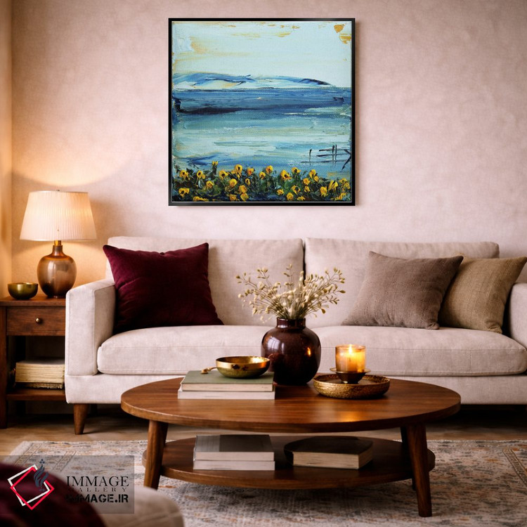 تابلو دکوراتیو آن سوی خلیج مونتری اثر لیزا الی - D5B
