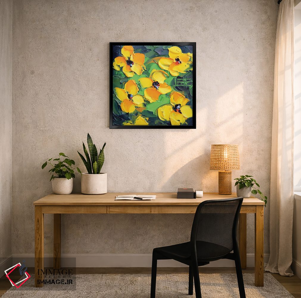 تابلو دکوراتیو شقایق های کالیفرنیا اثر لیزا الی - D6B