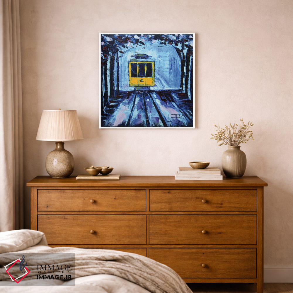 تابلو دکوراتیو شکوفه های گیلاس سان فرانسیسکو در بهار اثر لیزا الی - D1W