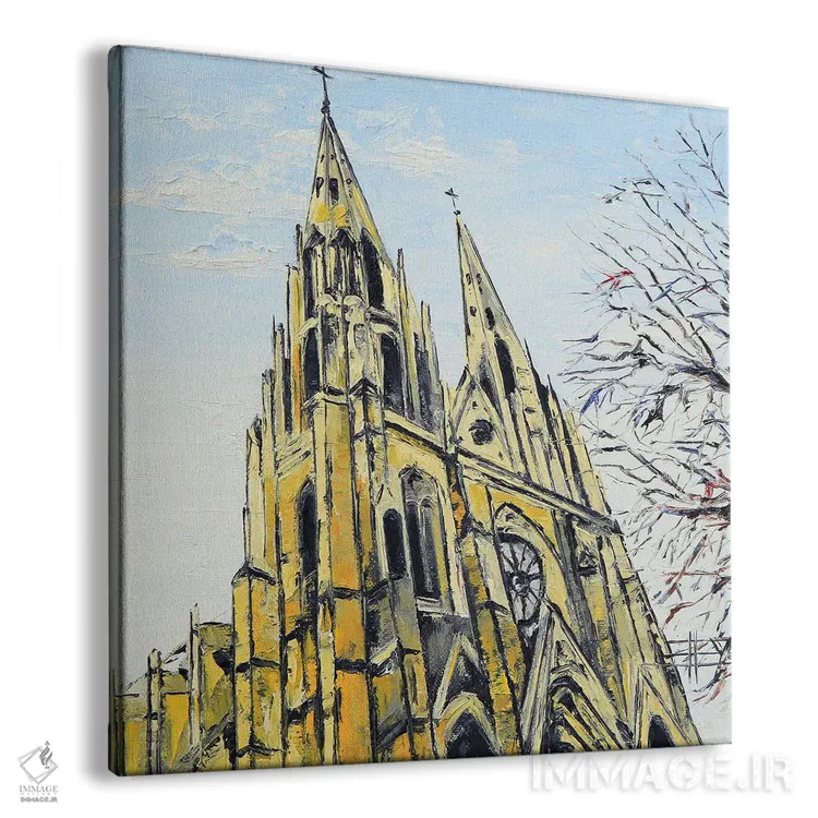 تابلو دکوراتیو کلیسا در بارسلونا اثر لیزا الی - نمای پرسپکتیو محصول