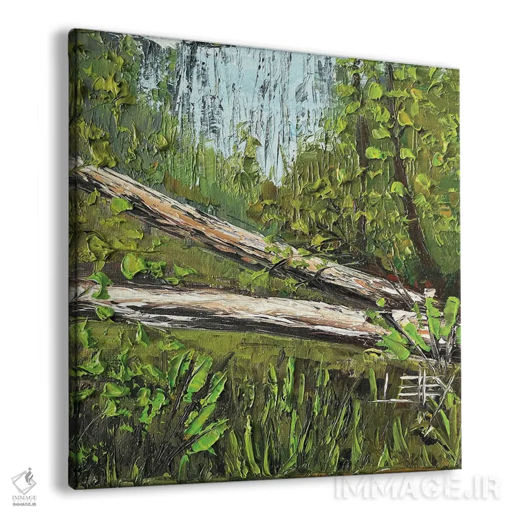 تابلو دکوراتیو درختان سکویا غول پیکر کالیفرنیا اثر لیزا الی - نمای پرسپکتیو محصول