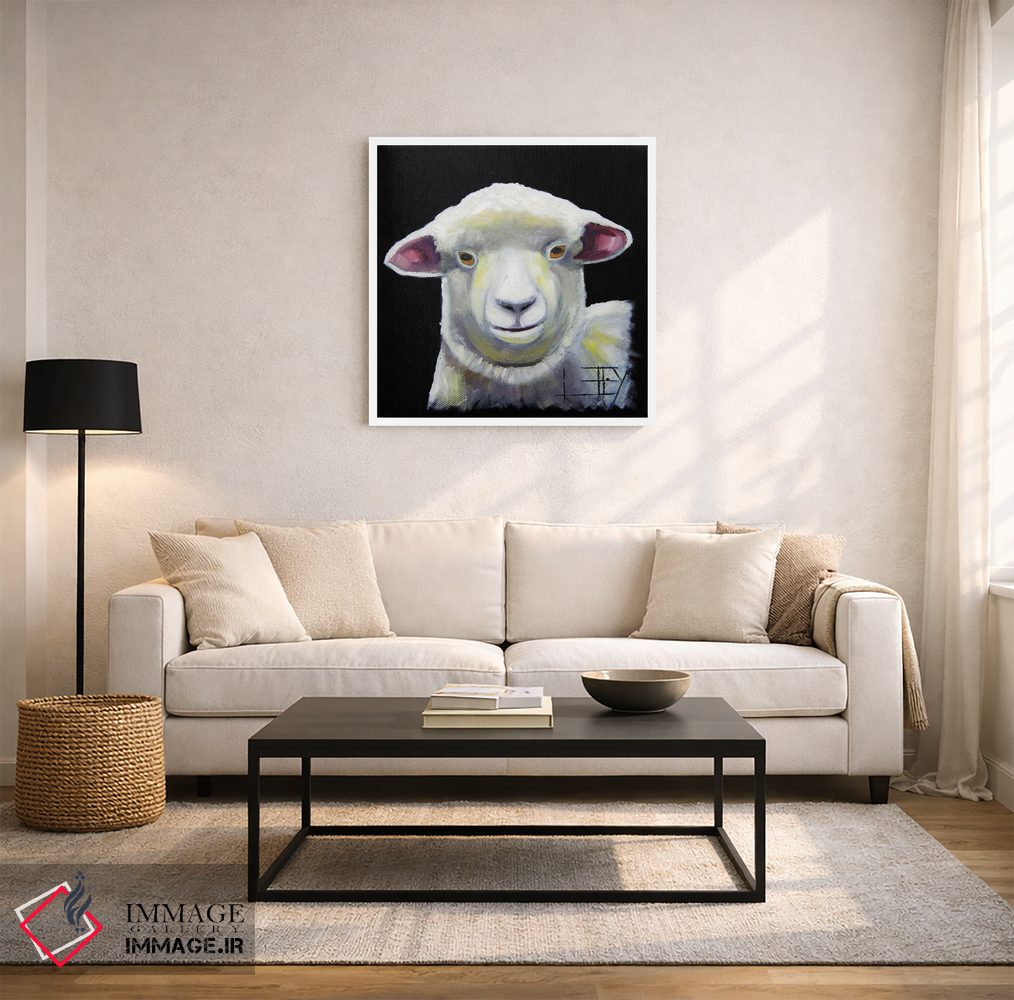 تابلو دکوراتیو بره نیوزیلند اثر لیزا الی - D2W