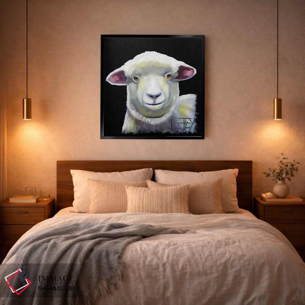 تابلو دکوراتیو بره نیوزیلند اثر لیزا الی - D4B