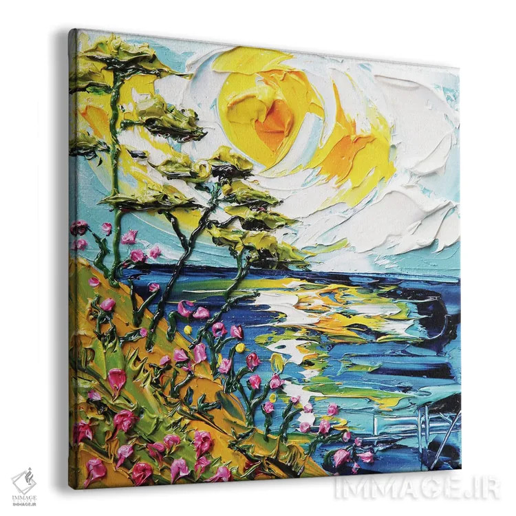 تابلو دکوراتیو رویای مانتری را می بینم اثر لیزا الی - نمای پرسپکتیو محصول