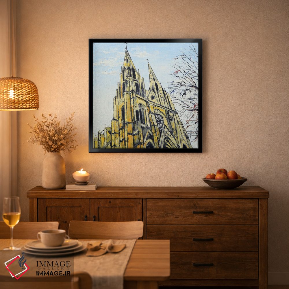 تابلو دکوراتیو کلیسا در بارسلونا اثر لیزا الی - D3B