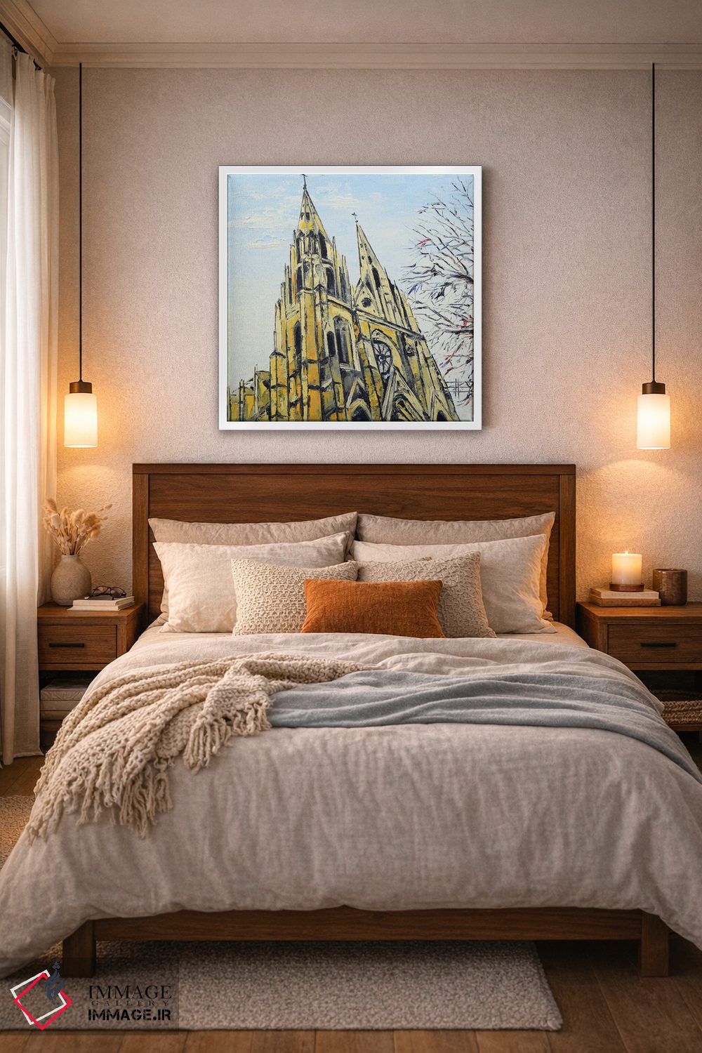 تابلو دکوراتیو کلیسا در بارسلونا اثر لیزا الی - D5W