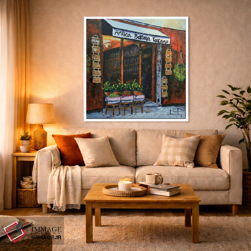تابلو دکوراتیو کافه آنتیکا بوتگا اثر لیزا الی - D2W