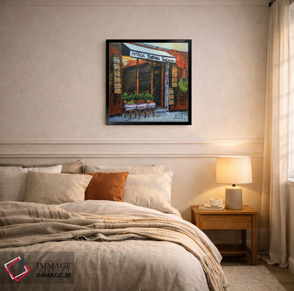 تابلو دکوراتیو کافه آنتیکا بوتگا اثر لیزا الی - D6B