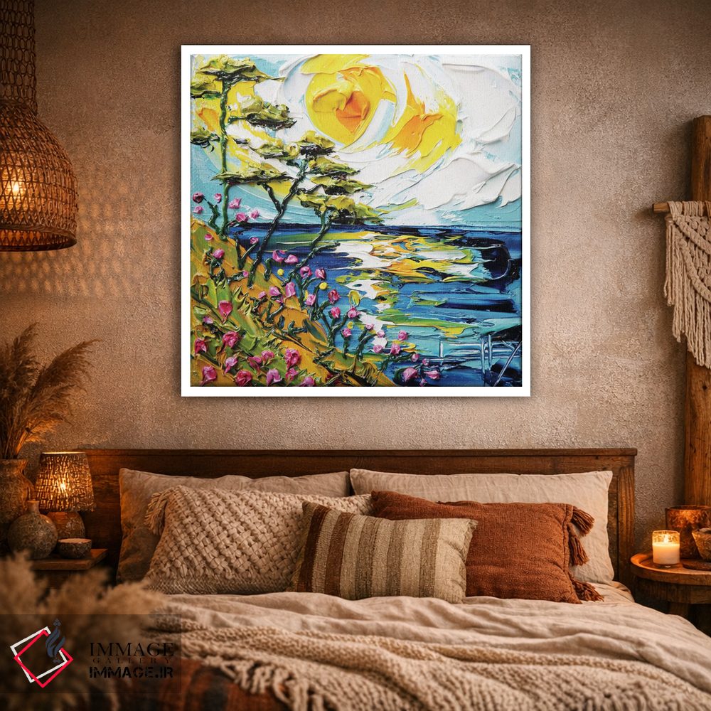 تابلو دکوراتیو رویای مانتری را می بینم اثر لیزا الی - D1W