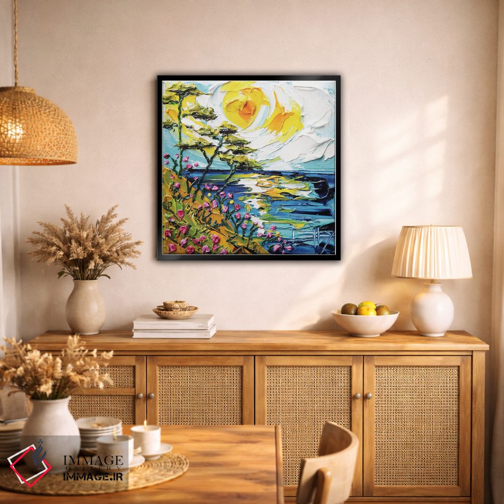 تابلو دکوراتیو رویای مانتری را می بینم اثر لیزا الی - D2B