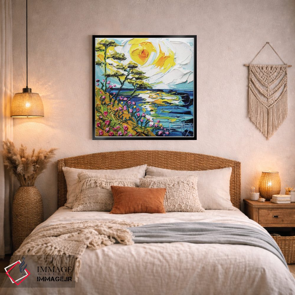 تابلو دکوراتیو رویای مانتری را می بینم اثر لیزا الی - D4B