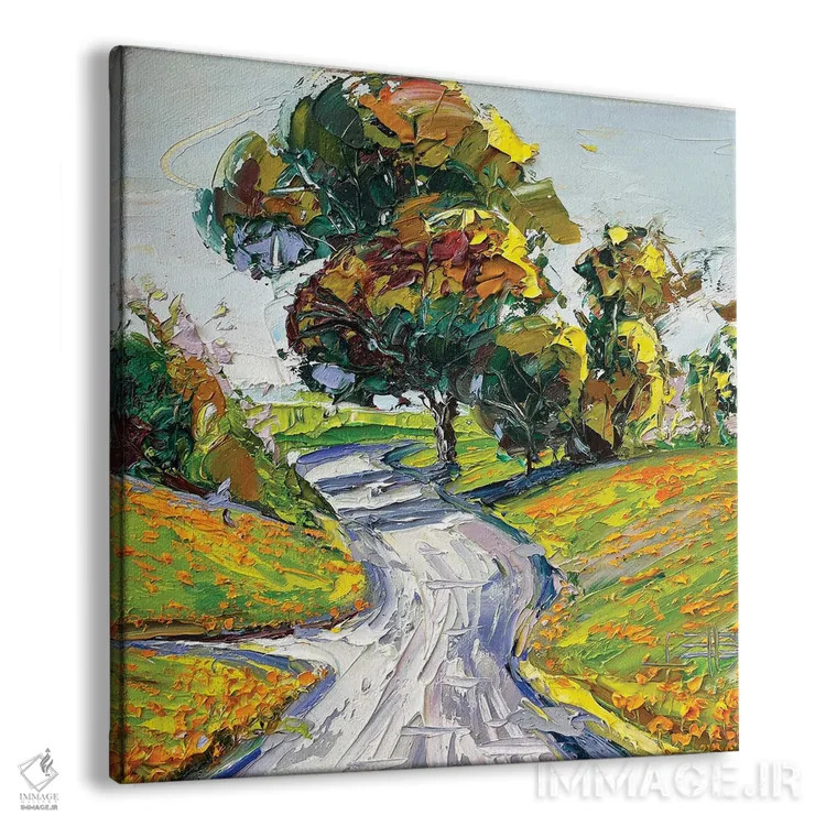 تابلو دکوراتیو شقایق های منطقه خلیج اثر لیزا الی - نمای پرسپکتیو محصول