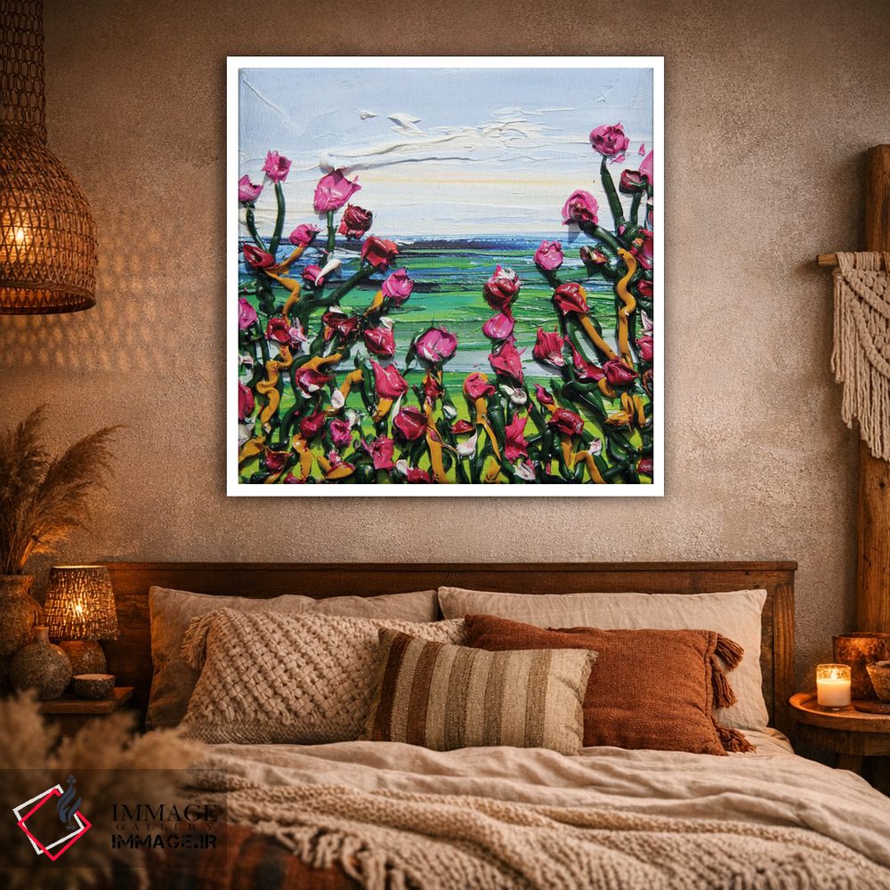 تابلو دکوراتیو گل های ساحلی در مانتری اثر لیزا الی - D1W