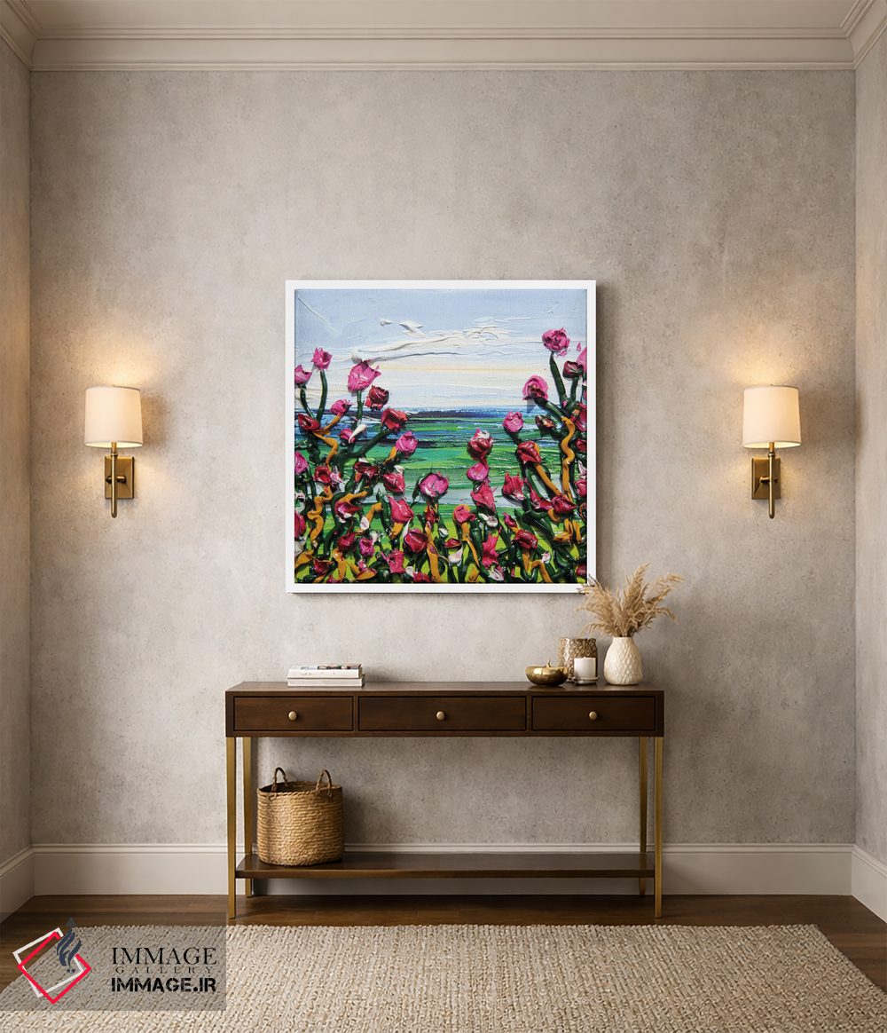 تابلو دکوراتیو گل های ساحلی در مانتری اثر لیزا الی - D3W
