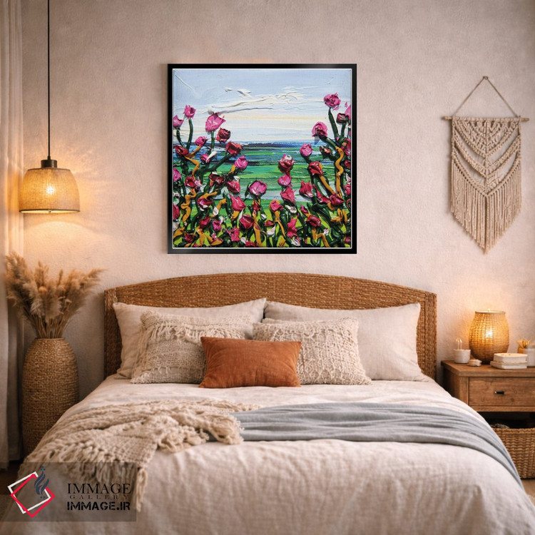 تابلو دکوراتیو گل های ساحلی در مانتری اثر لیزا الی - D4B