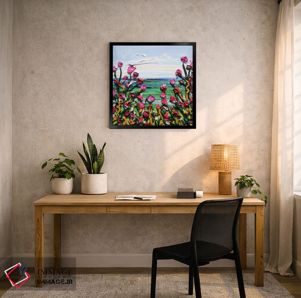 تابلو دکوراتیو گل های ساحلی در مانتری اثر لیزا الی - D5B