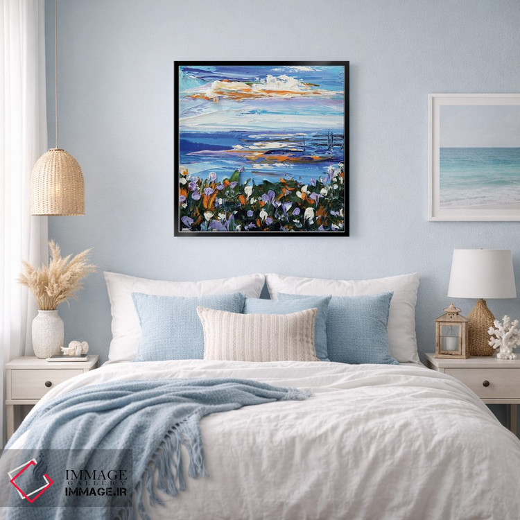 تابلو دکوراتیو گل های وحشی ساحلی مانتری اثر لیزا الی - D4B