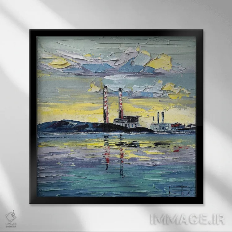 تابلو دکوراتیو Santa Cruz In The Monterey Bay,ماس لنباورگ، سانتا کروز در خلیج… اثر لیزا الی - نمای قابدار مشکی