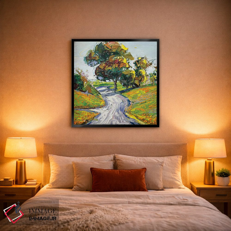 تابلو دکوراتیو شقایق های منطقه خلیج اثر لیزا الی - D1B