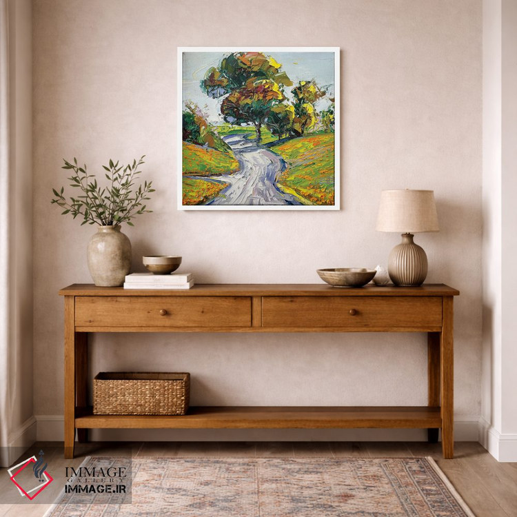 تابلو دکوراتیو شقایق های منطقه خلیج اثر لیزا الی - D4W