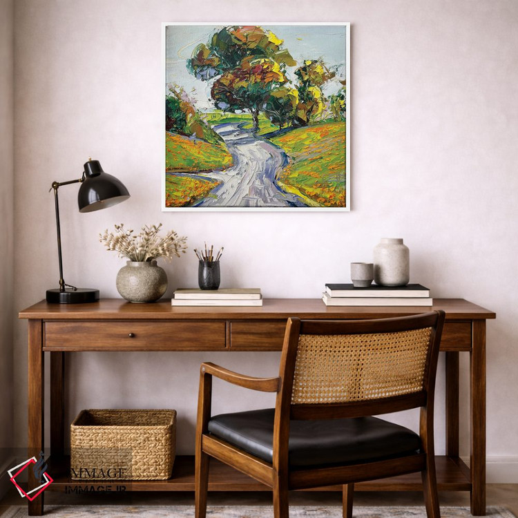 تابلو دکوراتیو شقایق های منطقه خلیج اثر لیزا الی - D5W