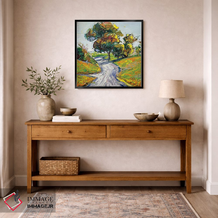 تابلو دکوراتیو شقایق های منطقه خلیج اثر لیزا الی - D6B