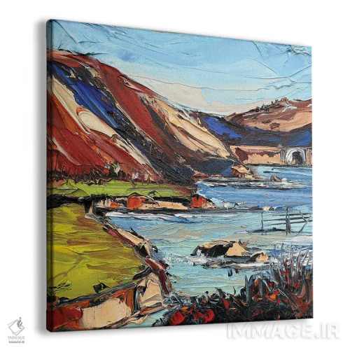 تابلو دکوراتیو راک پوینت در بیگ سور، کالیفرنیا اثر لیزا الی - نمای پرسپکتیو محصول