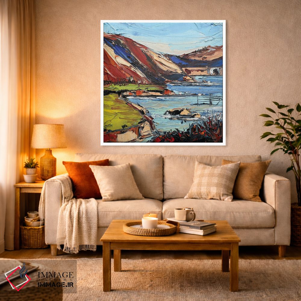 تابلو دکوراتیو راک پوینت در بیگ سور، کالیفرنیا اثر لیزا الی - D2W