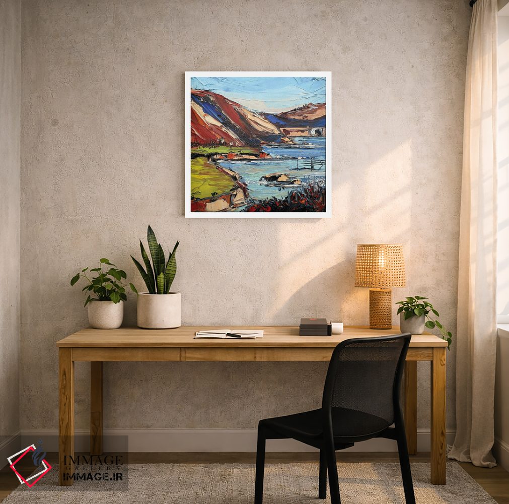 تابلو دکوراتیو راک پوینت در بیگ سور، کالیفرنیا اثر لیزا الی - D4W