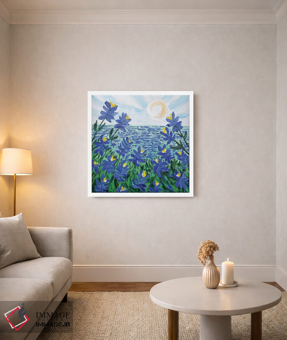 تابلو دکوراتیو بلو بانت ها اثر لیزا الی - D1W