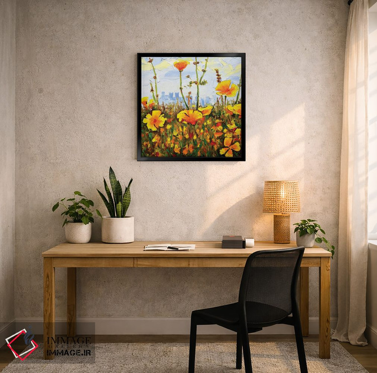 تابلو انتزاعی نگاهی به تابستان اثر لیزا الی - D5B