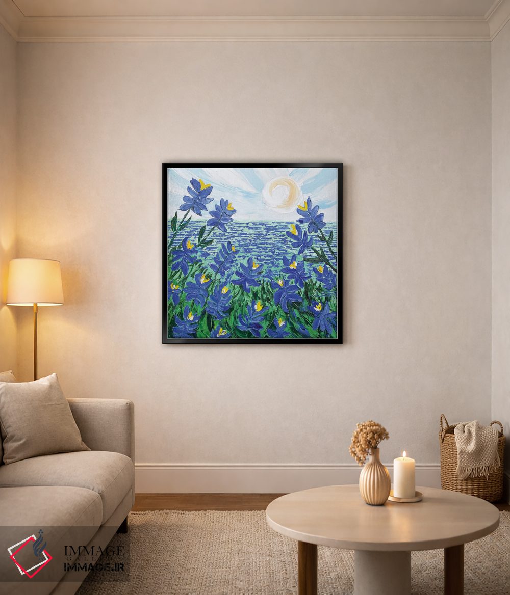 تابلو دکوراتیو بلو بانت ها اثر لیزا الی - D4B