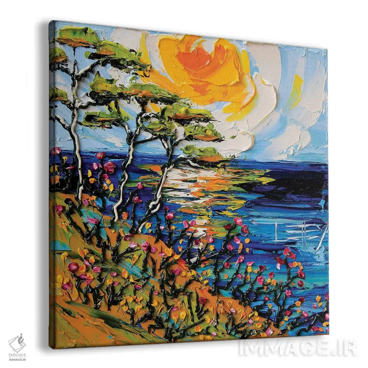 تابلو دکوراتیو فقط یک روز دیگر اثر لیزا الی - نمای پرسپکتیو محصول