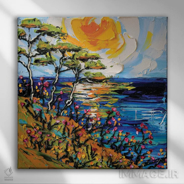 تابلو دکوراتیو فقط یک روز دیگر اثر لیزا الی - نمای روبهرو روی دیوار