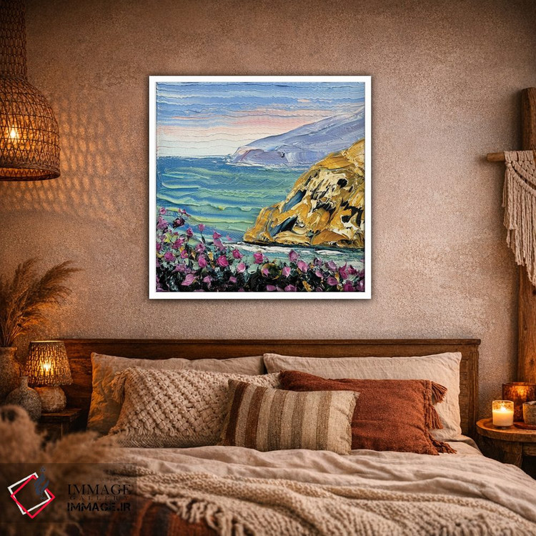 تابلو دکوراتیو ساحل پاسیفیک اثر لیزا الی - D1W