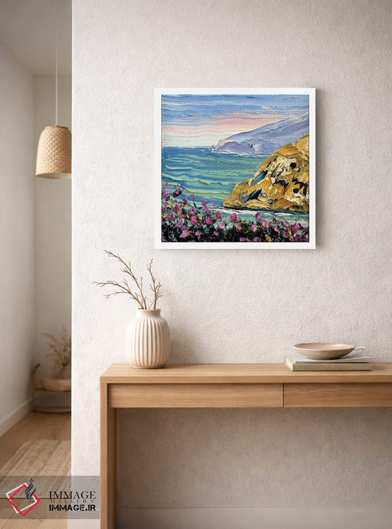 تابلو دکوراتیو ساحل پاسیفیک اثر لیزا الی - D2W