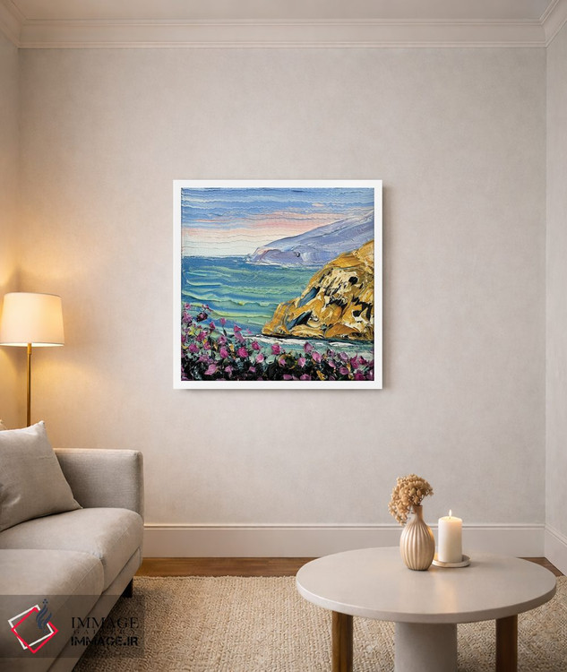 تابلو دکوراتیو ساحل پاسیفیک اثر لیزا الی - D3W
