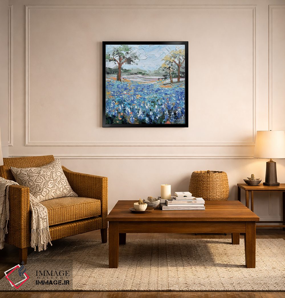 تابلو دکوراتیو افسانه ای از تگزاس اثر لیزا الی - D6B