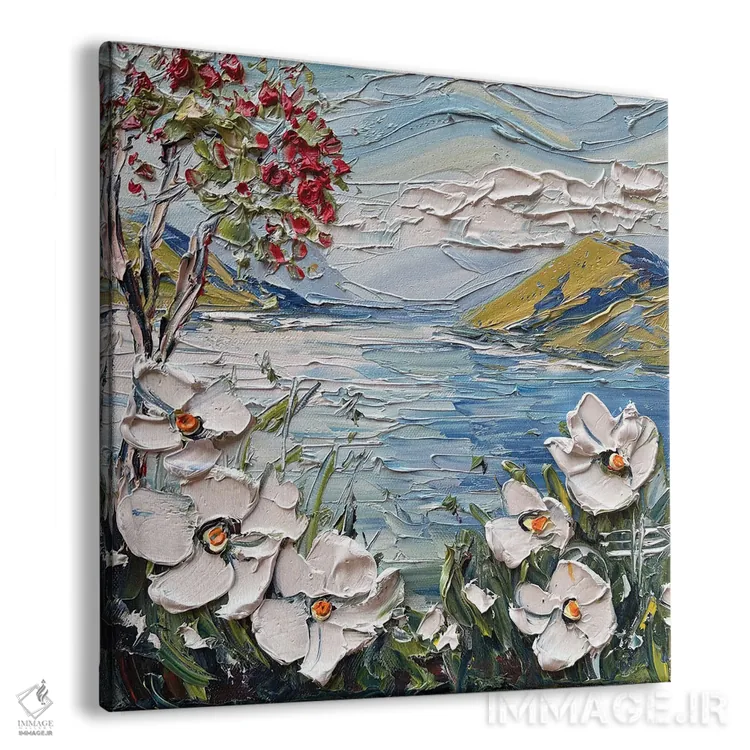 تابلو دکوراتیو نجوای نیوزیلند اثر لیزا الی - نمای پرسپکتیو محصول