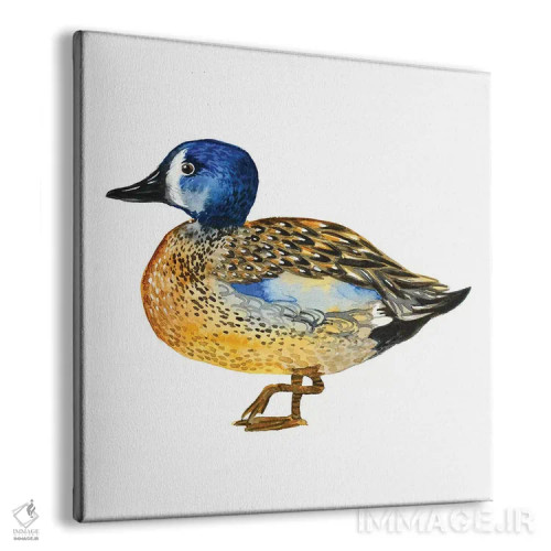 تابلو دکوراتیو اردک طلایی اثر لسیا بینکین - نمای پرسپکتیو محصول