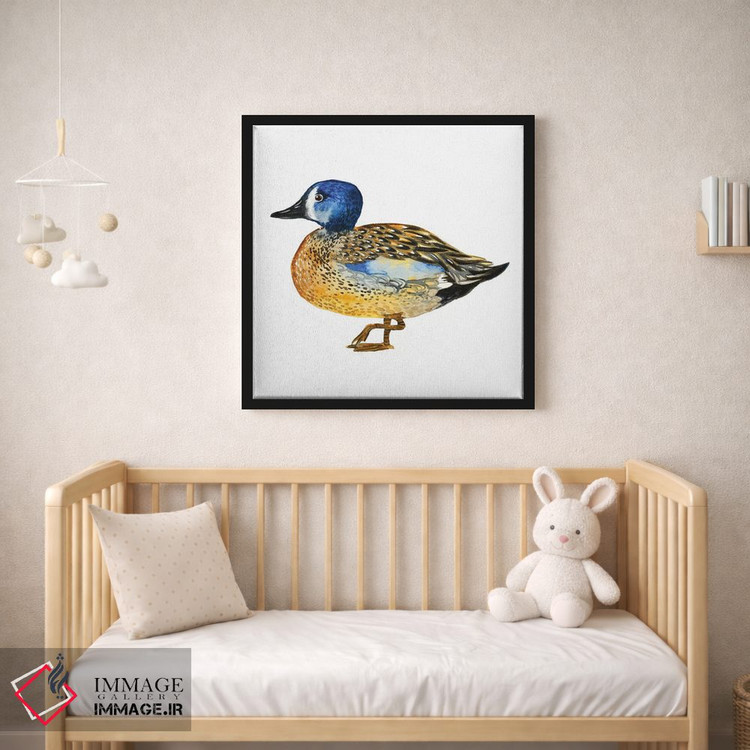 تابلو دکوراتیو اردک طلایی اثر لسیا بینکین - D1B