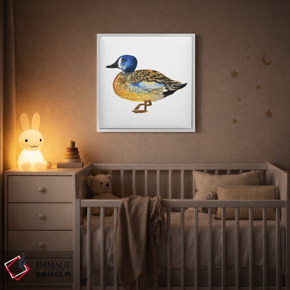 تابلو دکوراتیو اردک طلایی اثر لسیا بینکین - D3W