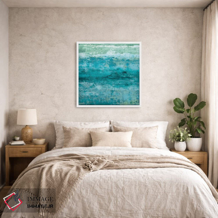 تابلو انتزاعی دریاهای اژه ۲ اثر شارون چندلر - D6W