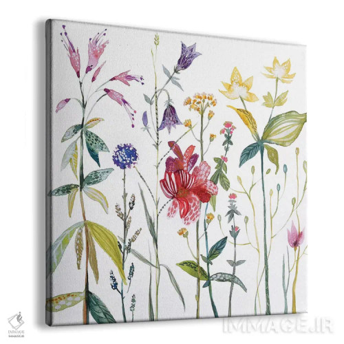 تابلو دکوراتیو چمنزارها ۱ اثر لسیا بینکین - نمای پرسپکتیو محصول