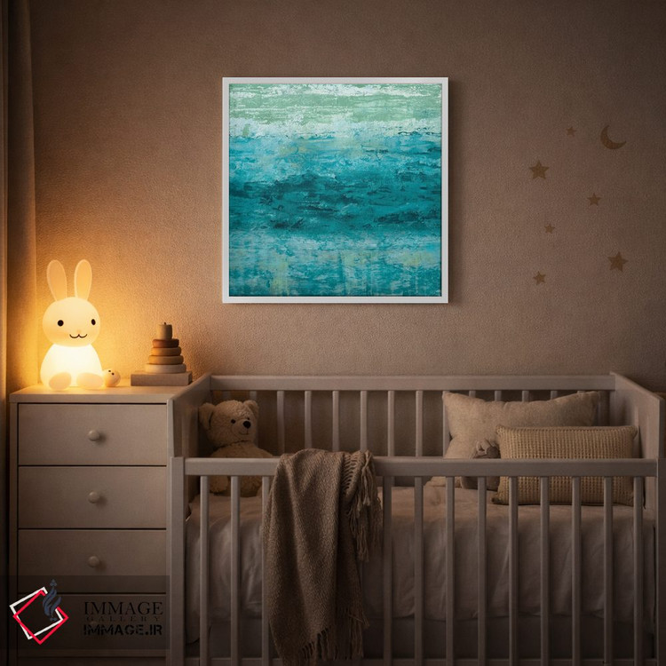 تابلو انتزاعی دریاهای اژه ۱ اثر شارون چندلر - D4W