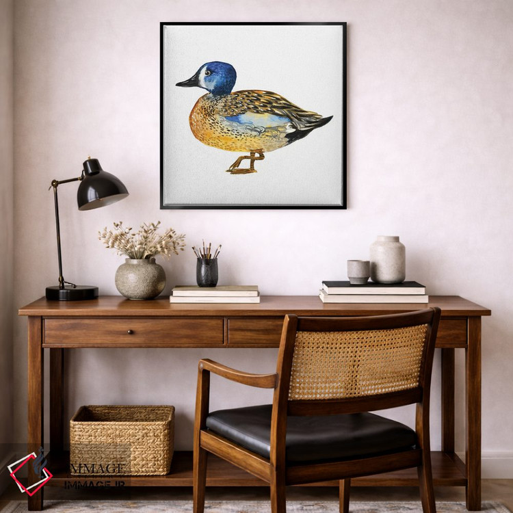 تابلو دکوراتیو اردک طلایی اثر لسیا بینکین - D6B