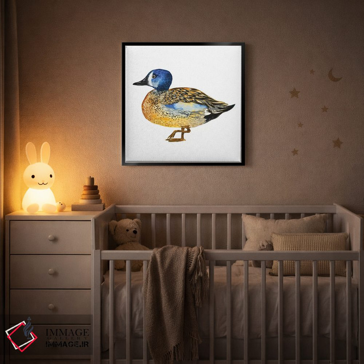 تابلو دکوراتیو اردک طلایی اثر لسیا بینکین - D4B